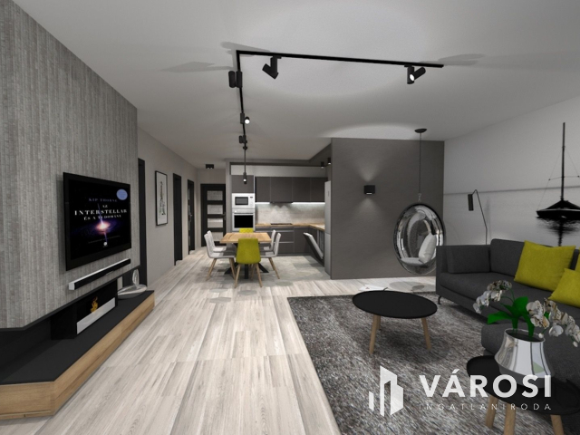 Stílusos otthon nagy terasszal új lakóparkban