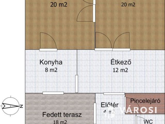 Két szintes családi ház a belváros szélén, Tapolcán eladó