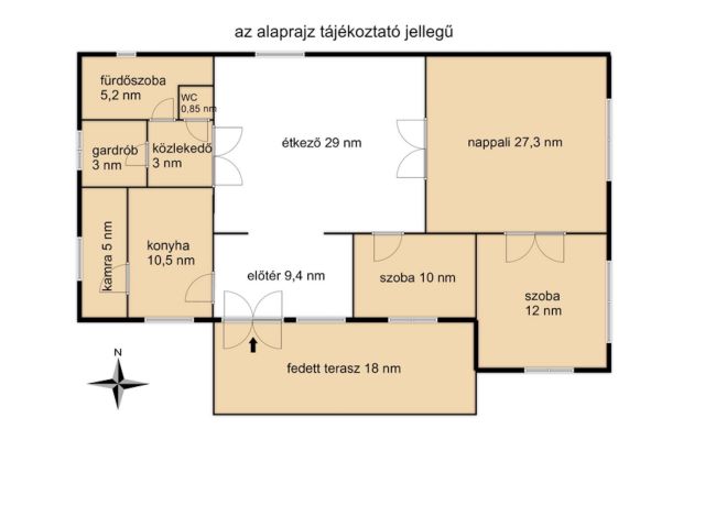 Napfényes belvárosi ház mindenhez közel